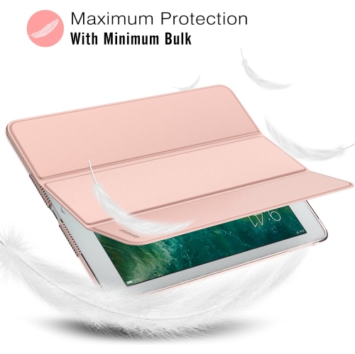 navor Case Fit 2018/2017 iPad 9.7 5th / 6th Generation - Slim Lightweight Smart Shell Stand Cover with Translucent Frosted Back Protector Fit Apple