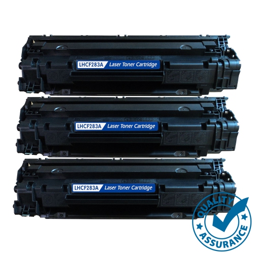 Printer Pro™ 3 Packs Deal! HP 83A Black Toner Cartridge for HP Printer M201 M201dw M125 M127 M225dn M225dw