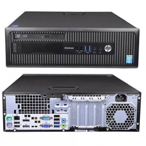 Refurbished - HP ProDesk 600 G1 SFF Desktop, Intel i5 4570 3.2GHz/16GB /3TB HDD/ DVD/ Win10 Pro/Fast AC 600 WiFi USB