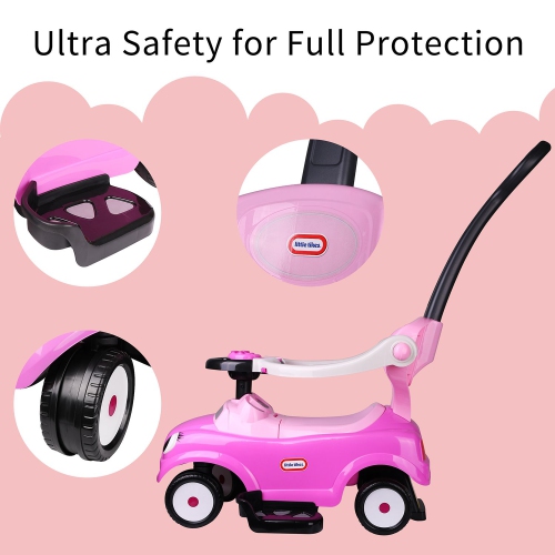 little tikes pink push car