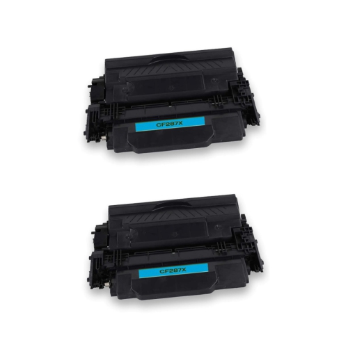 ICC Compatible 2 Pack HP 87X Black Toner Cartridge