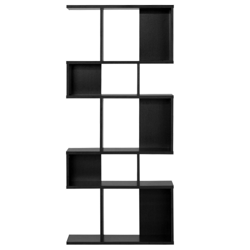 Gymax 5 Cubes Ladder Shelf Freestanding Corner Bookshelf Display Rack Bookcase