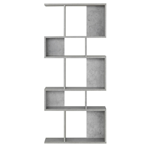 Gymax 5 Cubes Ladder Shelf Freestanding Corner Bookshelf Display Rack Bookcase