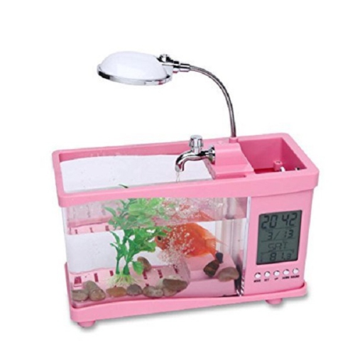 WIBE AQUA01PK USB FISH TANK PINK