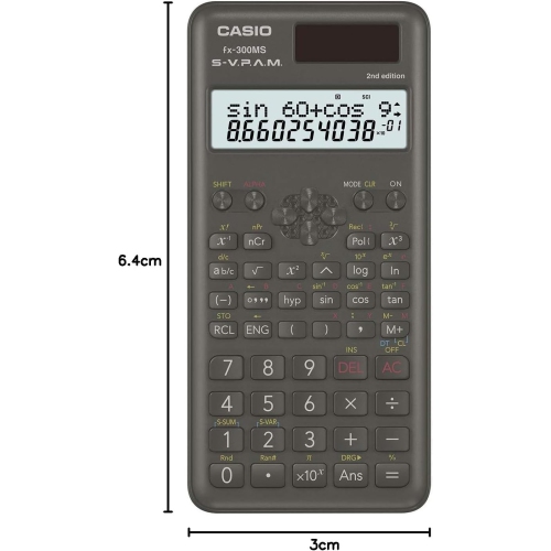 CASIO FX300MSPLUS2 Scientific 2nd Edition Calculator