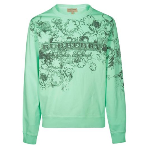 burberry sweater mens green