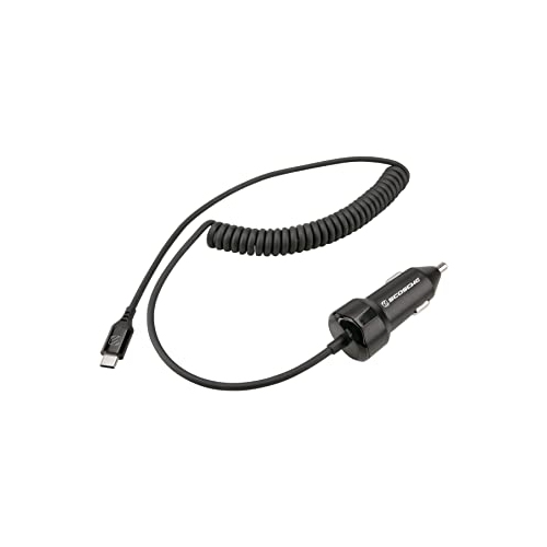 SCOSCHE CPDC83 Powervolt 18W Certified USB Fast Car Charger Power Delivery 3.0 with 3-Foot Attached Cable for Standard USB-...