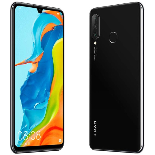 Huawei P30 Lite - Unlocked Phone - Midnight Black - Canadian Version