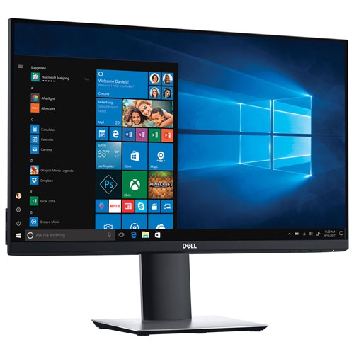 Dell 24" FHD 60Hz 5ms GTG IPS LED Monitor (P2419H) - Black by DELL - Refurbished condition - Image 2