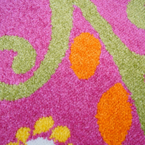 Ladole Rugs Adorable Cute Durable Soft Modern Kids Area Rug Carpet with Owl Pink, 8x10