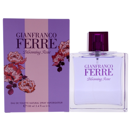 Gianfranco ferme Rose en fleurs par Gianfranco ferme eau de toilette en vaporisateur 3,4&nbsp;oz