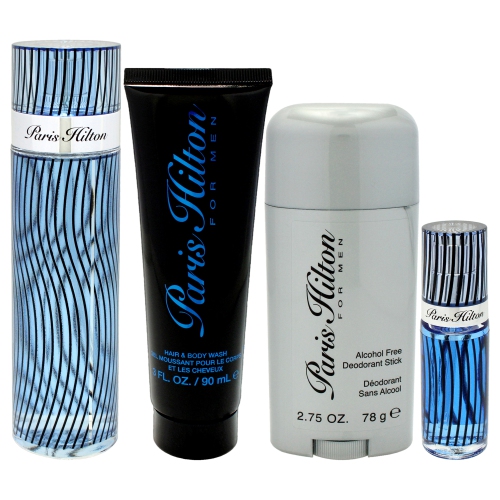 Coffret cadeau Paris Hilton - vaporisateur EDT 3,4&nbsp;oz + nettoyant pour le corps et les cheveux 3&nbsp;oz + déodorant bâton 2,75&nbsp;oz + mini