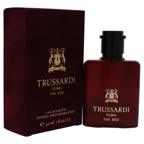 Trussardi Uomo The Red by Trussardi Eau De Toilette Spray 1 oz