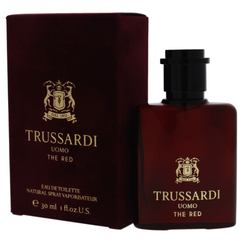 Trussardi Uomo The Red by Trussardi Eau De Toilette Spray 1 oz