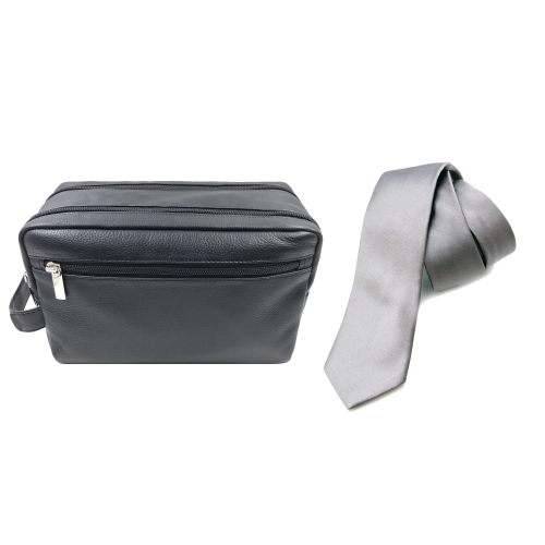 ASHLIN  ® Designer | Vegan Shaving Kit Neck Tie Combination Gift Set In Multicolor