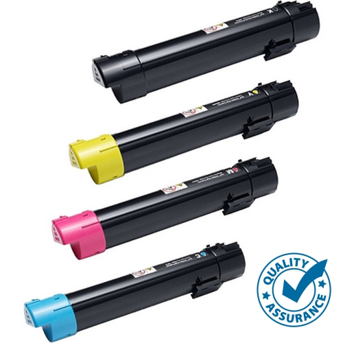 MAPLELEAF  Printer Pro 4 Colors Pack - Dell 5765 Bk/m/y/c High Capacity Toner Cartridge - Dell Printer C5765 / Dell C5765Dn