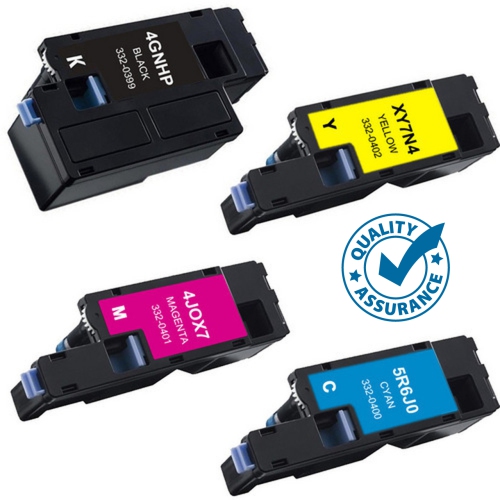 Printer Pro™ 4 COLORS PACK - Dell 1660 BK/M/Y/C Toner Cartridge - Dell Printer C1660/ Dell C1660W