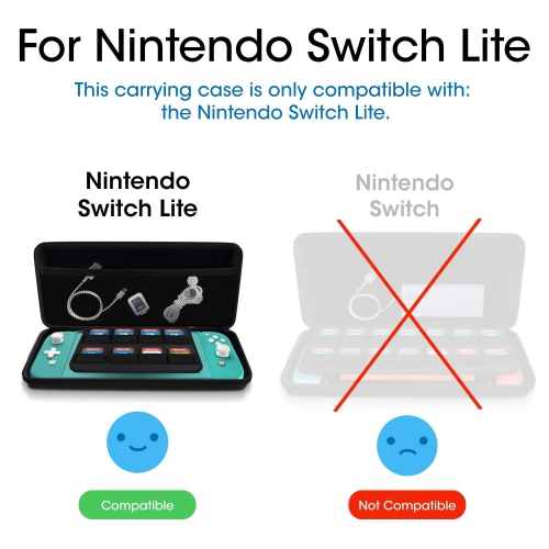 amCase Nintendo Switch Lite Carrying Case - Protective Hard Shell...