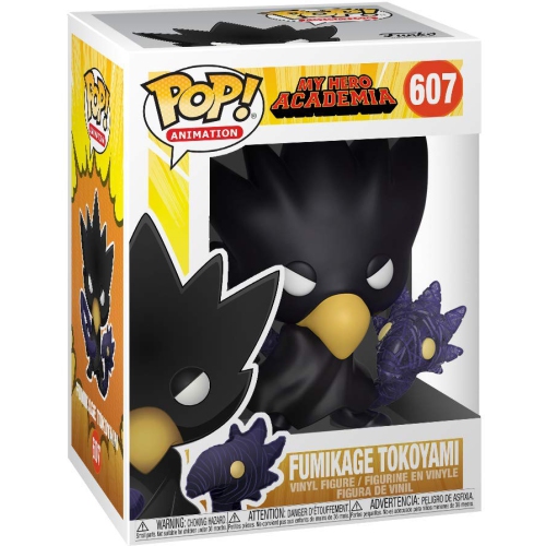 Pop Animation 3.75 Inch Action Figure My Hero Academia - Fumikage Tokoyami #607