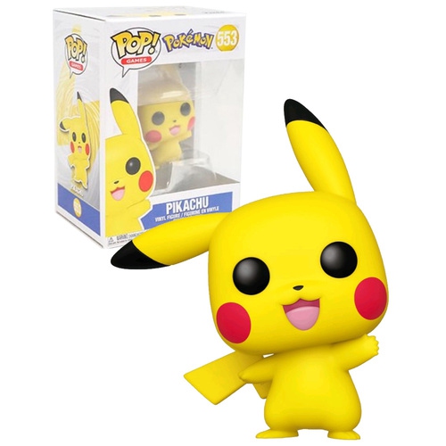 FUNKO  Pop Games 3.75 Inch Action Figure Pokemon - Pikachu #553 Cute Toy