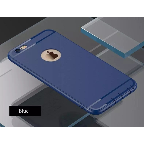 BRENDA  Ultra-Thin Matte Frosted Soft Tpu Phone Case Candy Silicone Shockproof Cover for Iphone 7 Plus / 8 Plus (Dark Blue)