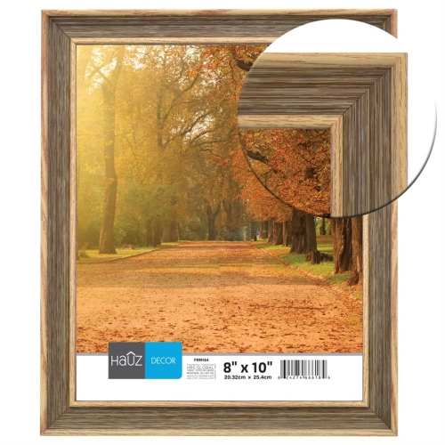 Hauz FRM184 Picture Frame 8X10'', Brown