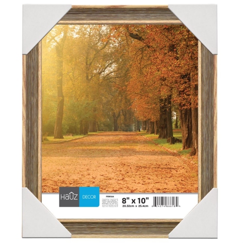 Hauz FRM184 Picture Frame 8X10'', Brown