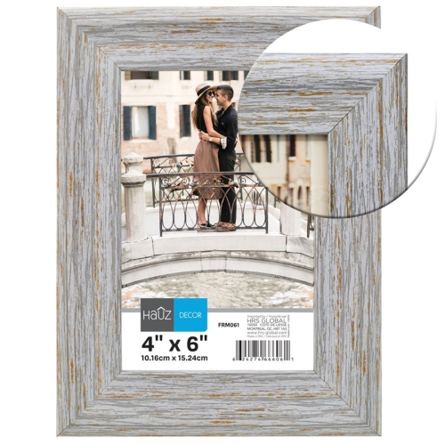 Hauz FRM252 Cadre pour Photo 4X6'', Noir