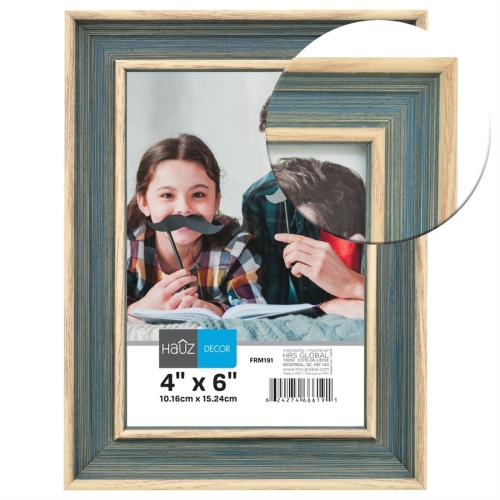 Hauz FRM934 Cadre Clip pour Photo en Acrylique 8.5X11'', Transparent