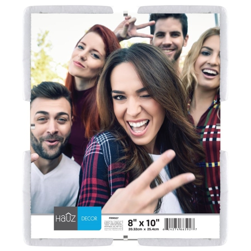 Hauz FRM927 8X11'' Acrylic Photo Clip Frame, Transparent