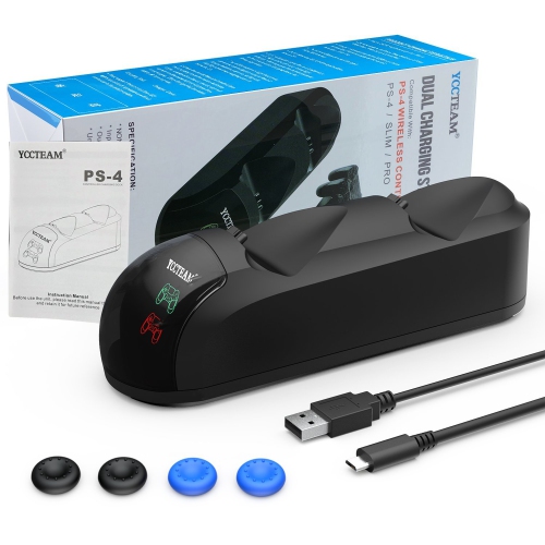 PS4 Controller Charger, DualShock 4 Fast Charging Docking Station Stand for...