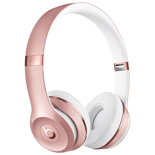 Beats by Dr. Dre Solo3 Icon On-Ear Sound Isolating Bluetooth Headphones - Rose Gold