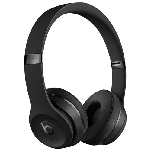 Beats by Dr. Dre Solo3 Icon On-Ear Sound Isolating Bluetooth Headphones - Matte Black