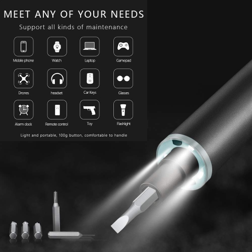 Mini tournevis électriques portatifs de précision LaptoKing est un ensemble d’outils de réparation à faire soi-même pour caméra de téléphone mobile