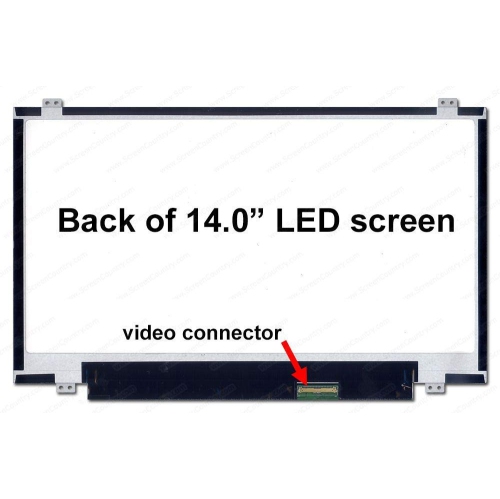 LAPTOPKING  New Replacement Lcd Screen for Lp140Qh1(Sp)(F1) 14 Inch Matte 40 Pin - 1 Year Warranty