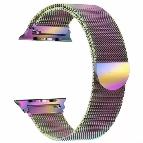 Bracelet de rechange maillé métallique magnétique pour Apple Watch iWatch série 1 à 10 SE Ultra, 38&nbsp;mm 42&nbsp;mm 41&nbsp;mm 40&nbsp;mm,
