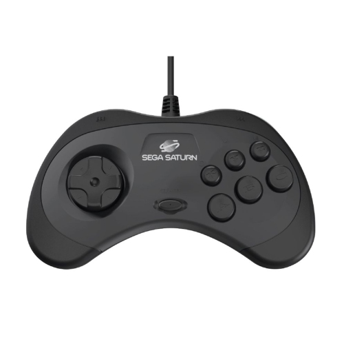 Retro-Bit SEGA Saturn Control Pad USB Port, Black