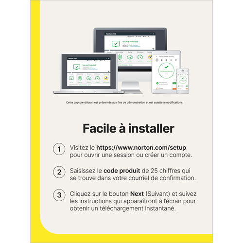 Norton 360 Standard (PC/Mac) - 1 Device - 10GB Cloud Backip - 1-Year Subscription - Digital Download