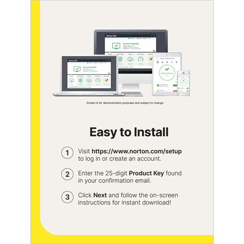 Norton 360 Premium - 10 Devices - 75GB Cloud Backup - 1-Year Subscription - Digital Download
