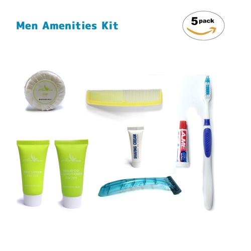 Premium Travel Amenities Kit for Men Pack