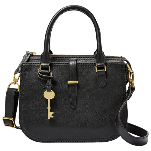 fossil leather satchel