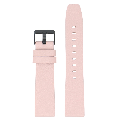StrapsCo Textured Leather Watch Band Strap for Fitbit Versa & Versa 2 - Short-Medium - Pink