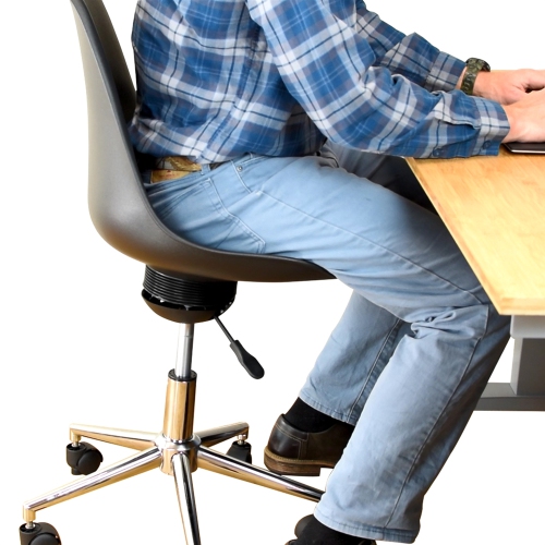 Uncaged Ergonomics Active Task Wobble Chair - BLACK