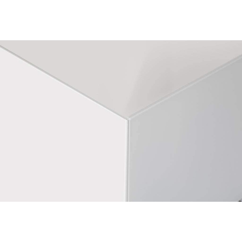 SONOROUS STB-45 All Glass Cube Side Table / Night Stand