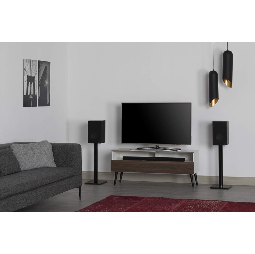 SONOROUS VL-1200 Series Modern Wood TV Stand with Solid Wood Legs for TVs up to 65"
