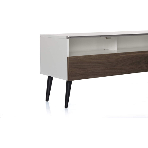 SONOROUS VL-1200 Series Modern Wood TV Stand with Solid Wood Legs for TVs up to 65"