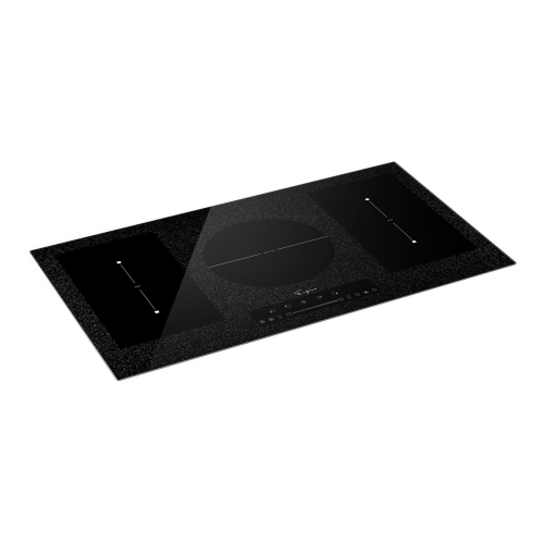 Empava 36 in Electric Stove Induction Cooktop with 5 Booster Burners Including 2 Flexi Bridge Element Smooth Surface in Black