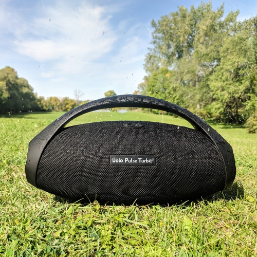 Uolo Pulse Turbo Portable Bluetooth Speaker [34W] Outdoor IPX6 Waterproof Bluetooth Speaker – Black