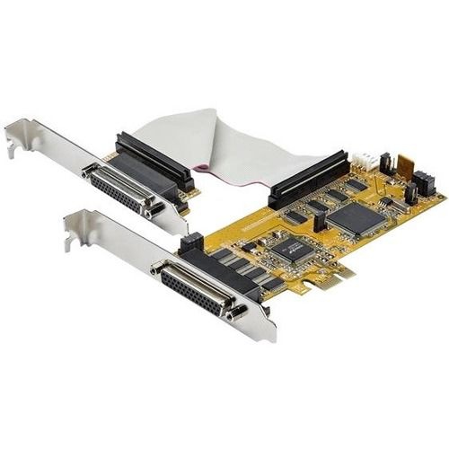 StarTech 8-Port PCI Express Serial Card - Low Profile - 16550 UART - PCIe RS-232 Serial Card