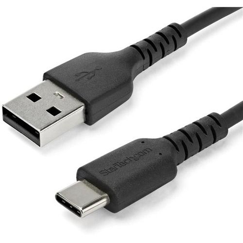 StarTech 1 m / 3.3 ft USB 2.0 to USB C Cable - High Quality USB 2.0 Cable - USB Cable - Black - USB Data Transfer Cable